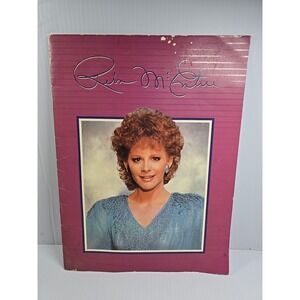 Reba McEntire Vintage Tour Program Booklet Pink 80s Country Music Fair Condition